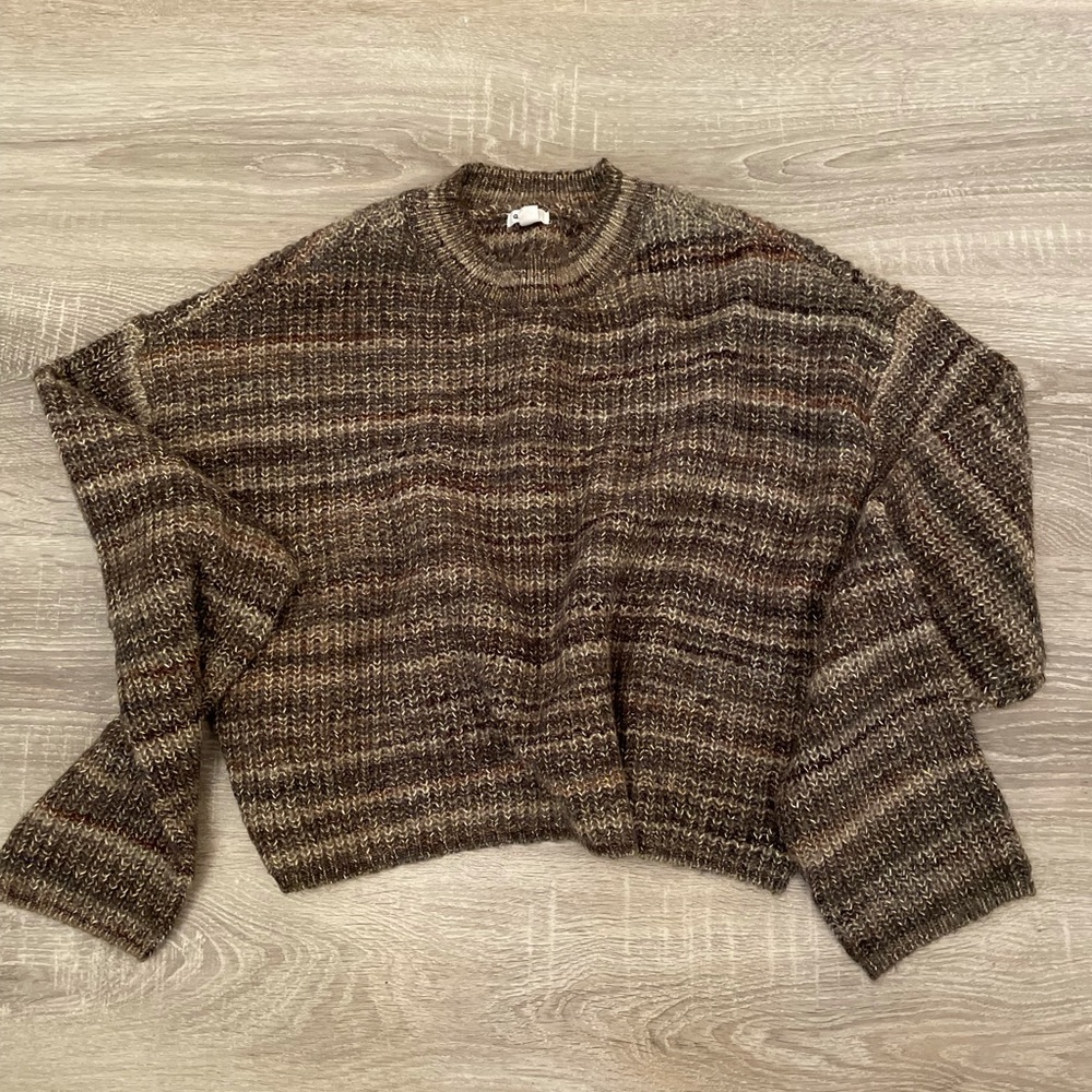 Garage Multicolour Long Crop Fall Sweater So Comfy 💞🍂🍃🍁Size Small